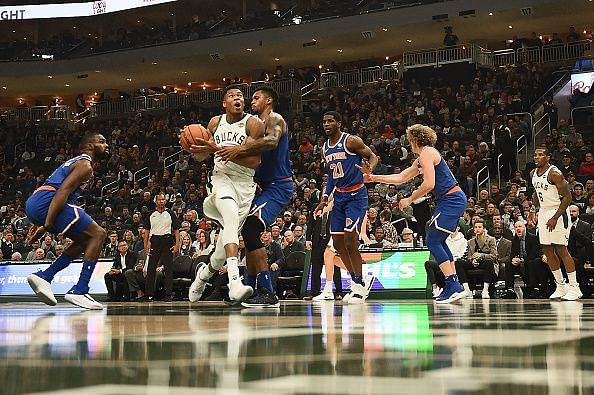 New York Knicks v Milwaukee Bucks